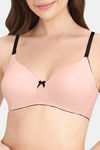 Amante Smooth Dreams Padded Non Wired Full Coverage T-Shirt Bra - Pale Dogwood — thumbnail 4
